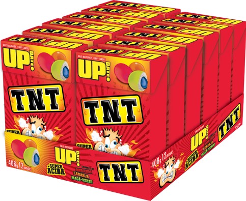 CONFEITO MASTIGAVEL UP TNT SORTIDA 12X12UN