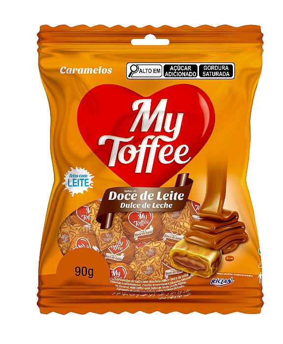BALA MY TOFFEE DOCE DE LEITE 14X500G