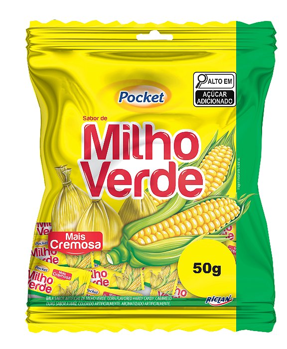 BALA POCKET MILHO VERDE 14X500G