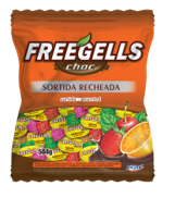 BALA FREEGELLS SORT. RECHEIO CHOCOLATE 30X584G