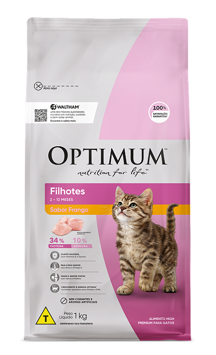 OPTIMUM CAT FILHOTE FRANGO 1KG