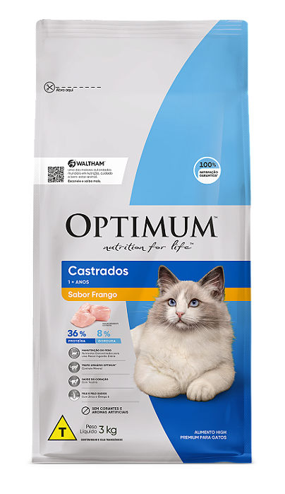 OPTIMUM CAT CASTRADO FRANGO 3KG