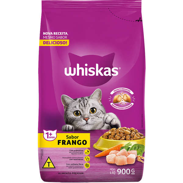 WHISKAS FRANGO 900GR