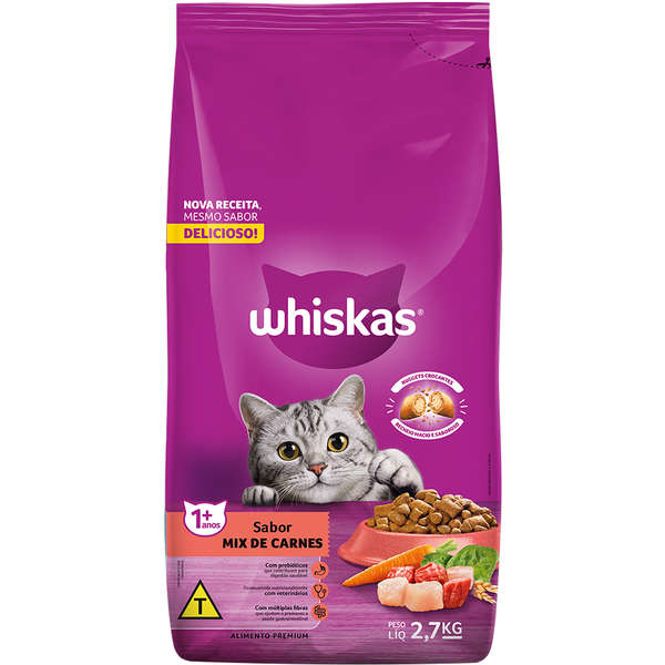 WHISKAS MIX DE CARNES 2,7KG
