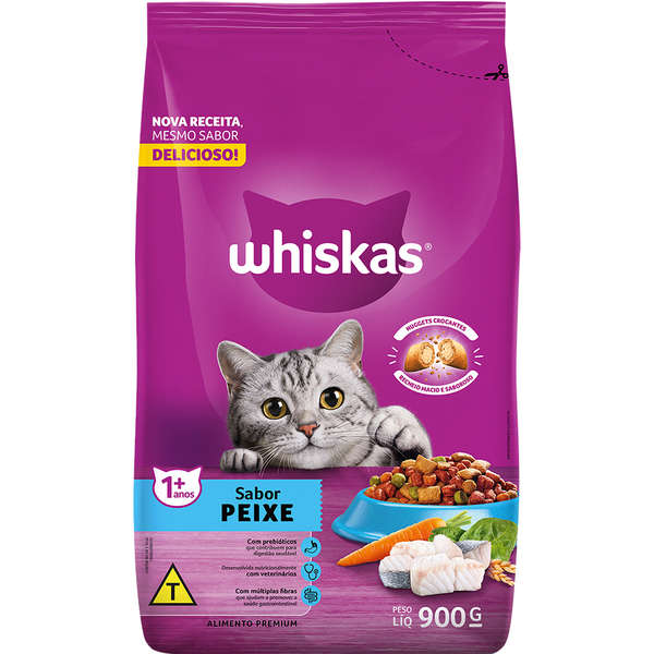 WHISKAS PEIXE 900GR