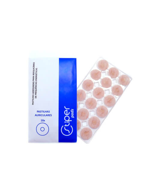 Stiper Auricular Pads Pastilhas de Silício - c/18un