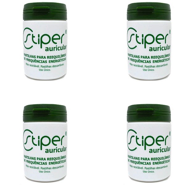 Kit 4 Stiper Auricular - c/100 pastilhas cada