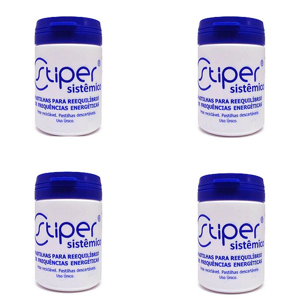 Kit 4 Stiper Sistêmico - c/50 pastilhas cada