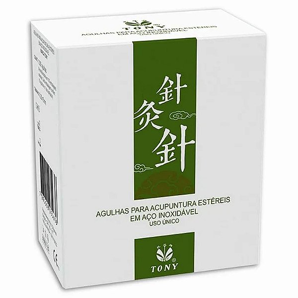 Agulha Sistêmica para Acupuntura Premium marca Tony c/ 1000un