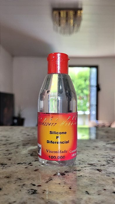 Óleo de Silicone para Diferencial de Automodelo 100.000 cst Frasco 100ml