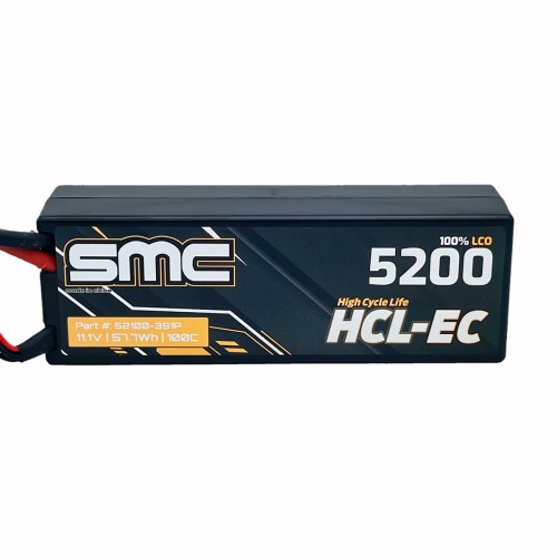 Bateria Lipo SMC 3S HCL-EC 11.1V 5200 mAh 100C plug XT60