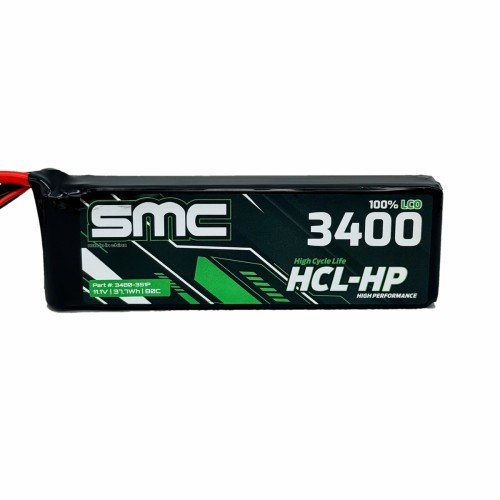 Bateria Lipo SMC 3S HCL-HP 11.1V 3400 mAh 80C plug XT60