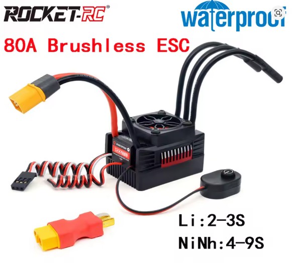 ESC Brushless Rocket 80A-V2 plug XT60