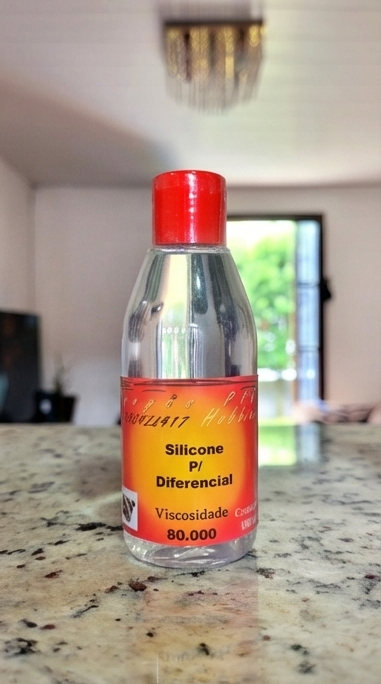 Óleo de Silicone para Diferencial de Automodelo 80.000 cst Frasco 100ml