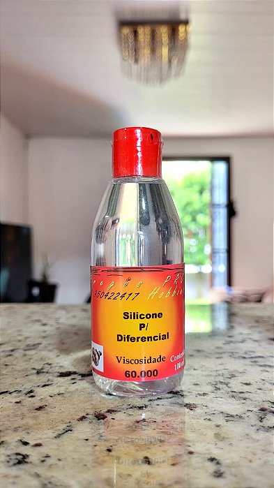 Óleo de Silicone para Diferencial de Automodelo 60.000 cst Frasco 100ml