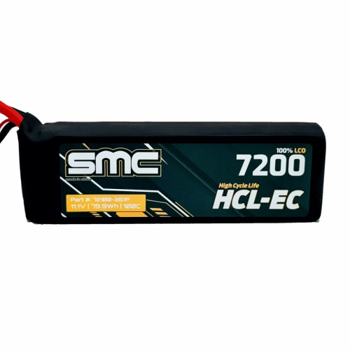 Bateria Lipo SMC 3S HCL-EC 11.1V 7200mAh 100C plug XT60