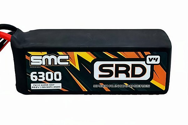 Bateria Lipo SMC 6S SRD-V4 22.2V 6300 mAh 250C plug EC5