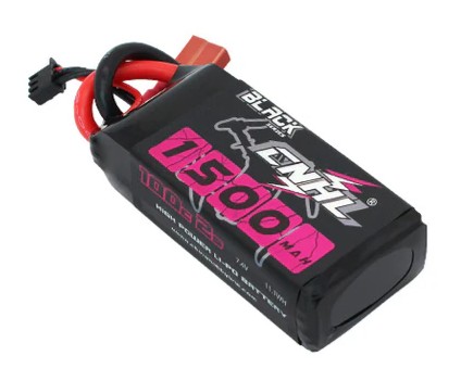 Bateria Lipo CNHL 2S 7.4V 1500mAh 100C Plug T