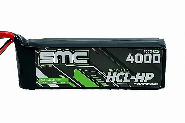 Bateria Lipo SMC 2S 7.4V 4000mAh 60C