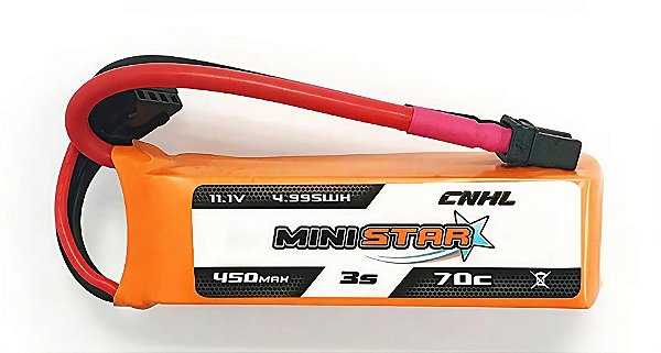 Bateria Lipo CNHL 3S 11.1V 450mAh 70C XT30 para Drone PAVO 20 PRO