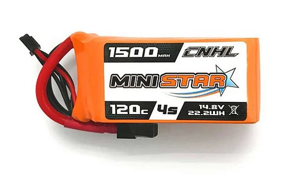 Bateria Lipo CNHL Ministar 1500mAh 4S 120C 14.8V para Drone