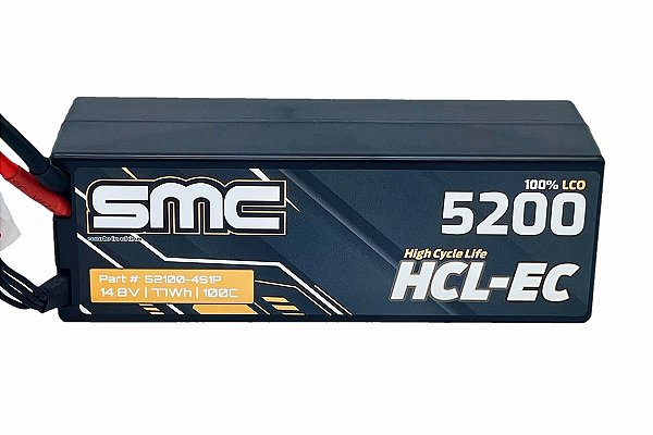 Bateria Lipo SMC 4S HCL-EC 14.8V 5200mAh 100C XT60