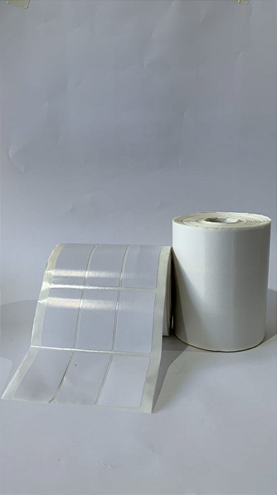 1 Rolo Etiqueta Couchê 30 x 50mm 3 colunas