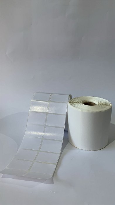 1 Rolo Etiqueta 40 x 25mm 2 colunas Couchê