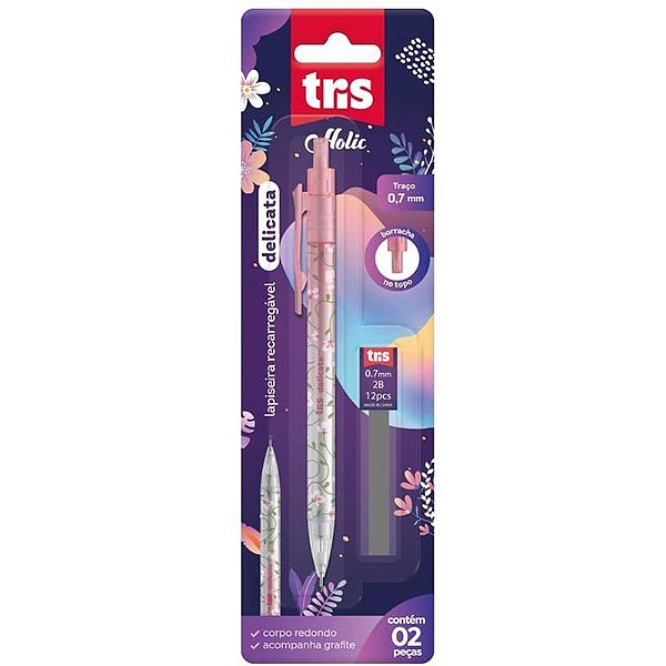 Lapiseira 0,7 mm Tris Delicata com Grafite