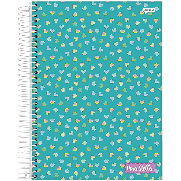 Caderno 10x1 Capa Dura Stella 160 fls. - Jandaia