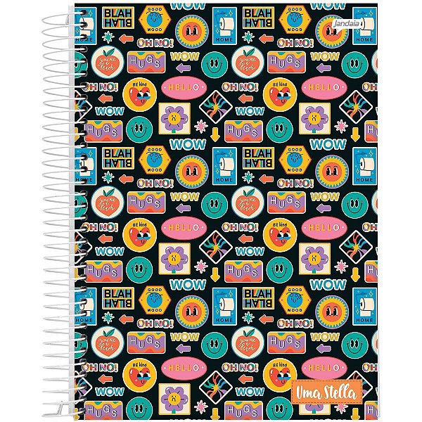 Caderno 1x1 Capa Dura Stella 80 fls. - Jandaia