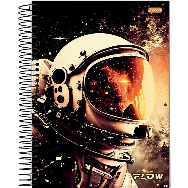 Caderno 1x1 Capa Dura Flow 80 fls. - Jandaia