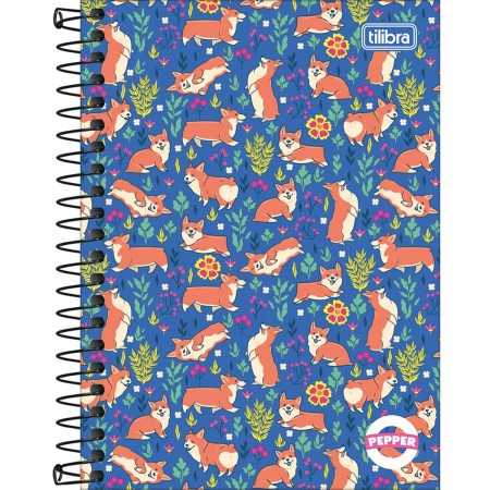 Agenda Espiral 1/4 Capa Dura Pepper 80 Folhas - Tilibra