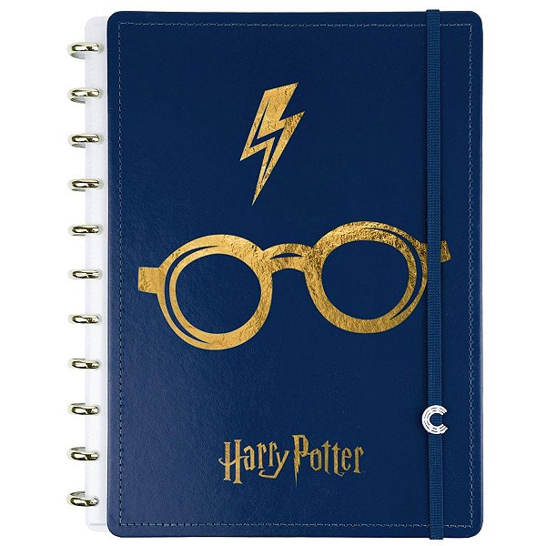 Caderno Inteligente  Harry Potter Azul  - Caderno Inteligente