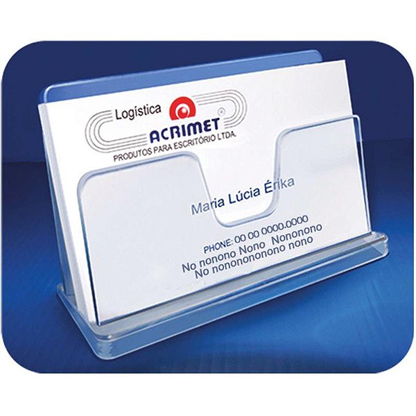 Acessorio para mesa Porta Cartao Visita Classic Cr - Acrimet