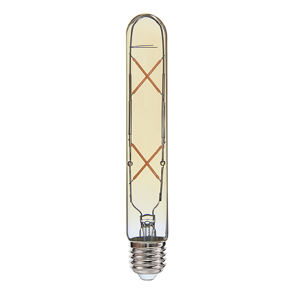 Lâmpadas Filamento Led T30 Âmbar 4w 2300k Bivolt
