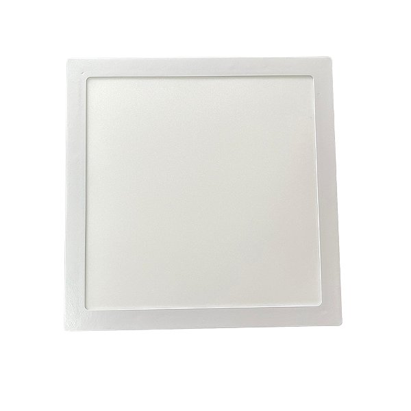 Painel LED Quadrado Embutir 24w 3000k Branco Quente Ultraluz - 30x30