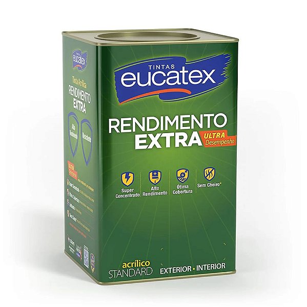 Tinta Eucatex Rendimento Extra Fosco 18L