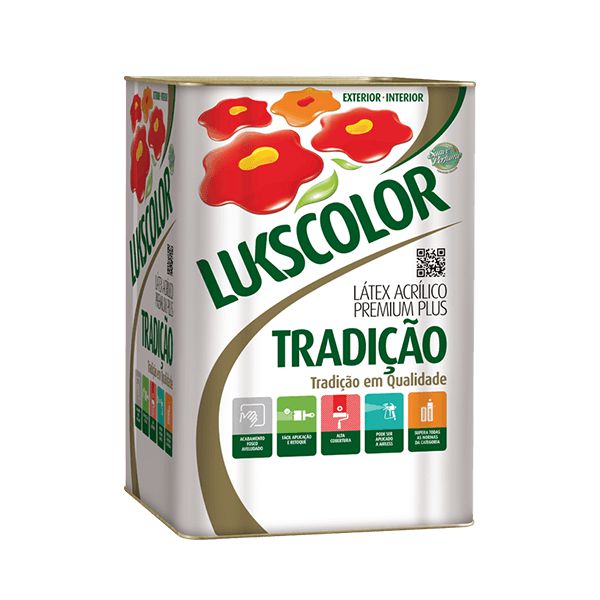 Tinta Lukscolor Tradição Premium Plus Fosco 18L