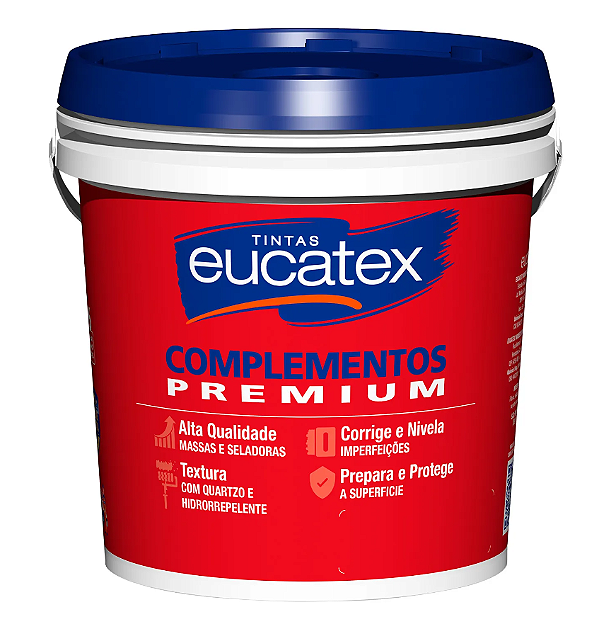 Massa Corrida PVA Premium Eucatex Balde 1,45kg