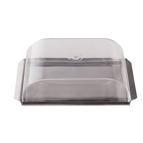 Mantegueira Inox Porta Manteiga Transparente Essence