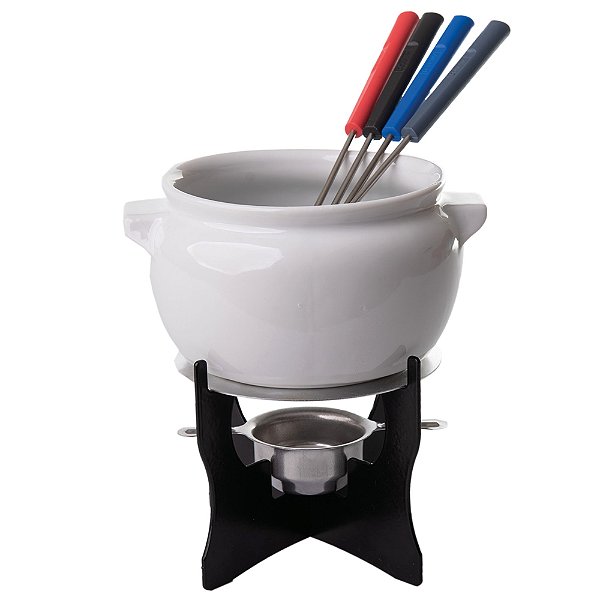 CJ Fondue Porcelana 8 Peças Essence