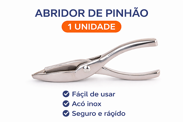 Abridor Descascador de Pinhão Modelo Tesoura Utily