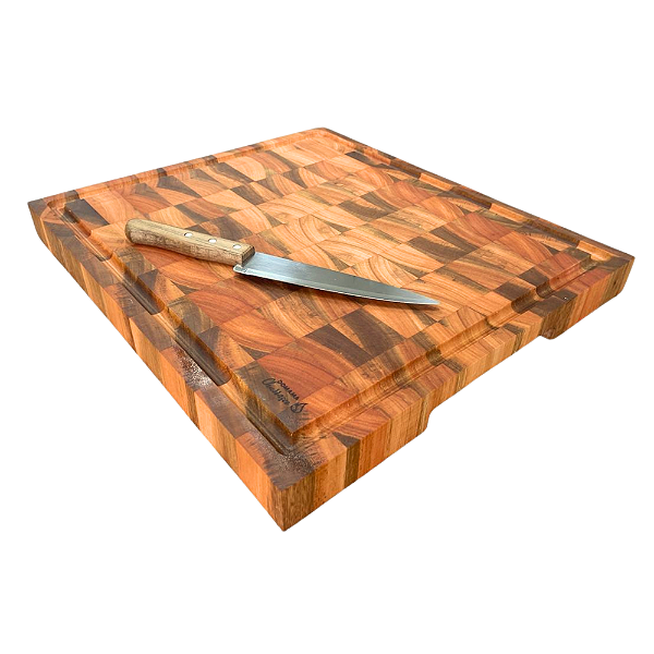Tábua para Churrasco Invertida c/ faca Kort 45X40cm