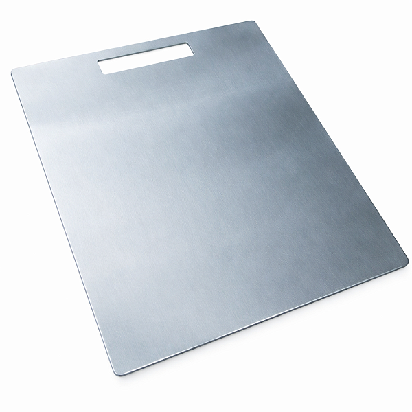 Tábua de Corte em Aço Inox 304 30x25cm Anticorrosão Prime