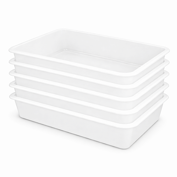 Kit 5 Bandejas 10 Litros para Restaurante – Plástica Profissional Cozinha Industrial