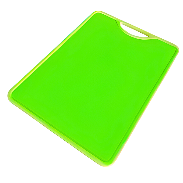 Tábua de Corte Plástica Prime 40x30cm Placa Cozinha Resistente Cor Verde