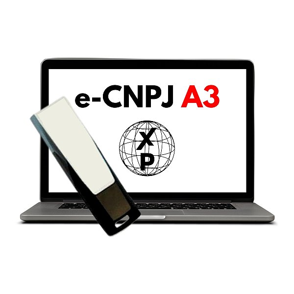 Certificado Digital e-CNPJ A3 com Token com 36 Meses de Validade