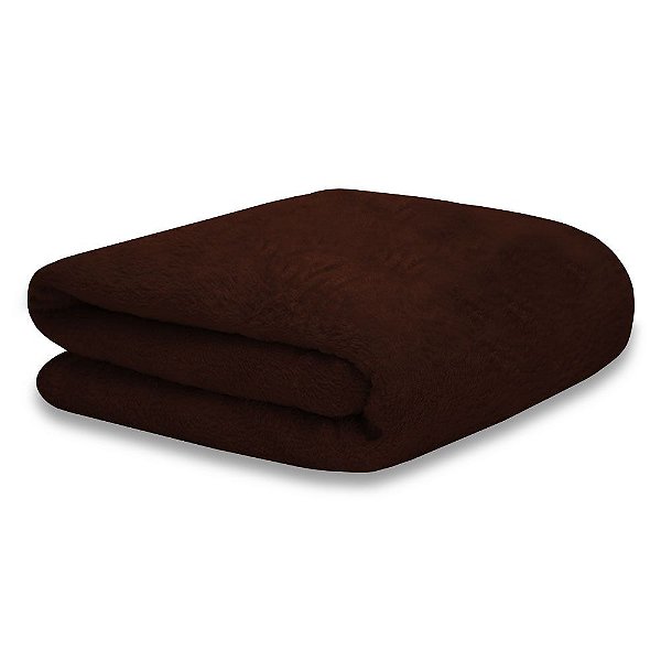 Mantinha Soft Fleece Premium 2,00m x 1,80m Marrom