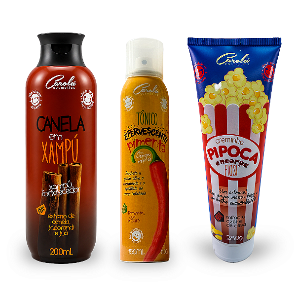 Trio Fortalecedor (Canela+Pimenta+Pipoca)